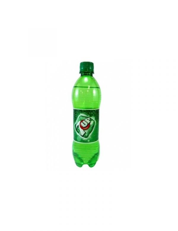 a 50cl 7up plastic bottle