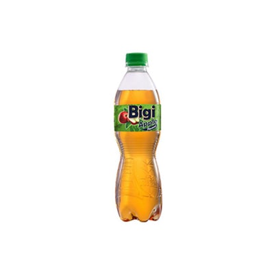 a bottle of bigi apple