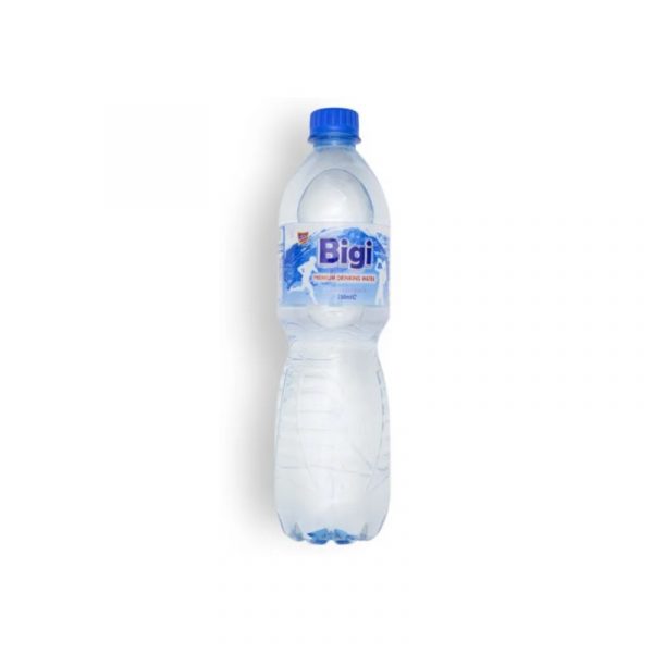 a 60cl bottle of bigi prenium water