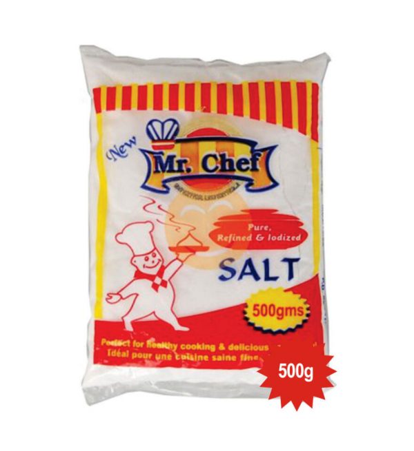 500g sachet of Mr Chef Salt