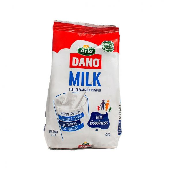 360g sachet of Dano Full Cream milk powder