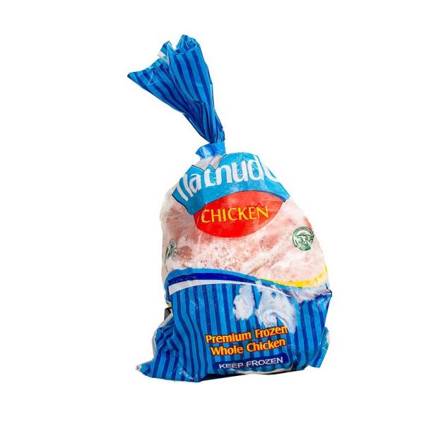 a pack of Natnudo Frozen whole chicken