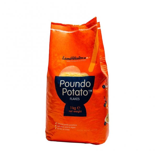 1 kg of poundo potato
