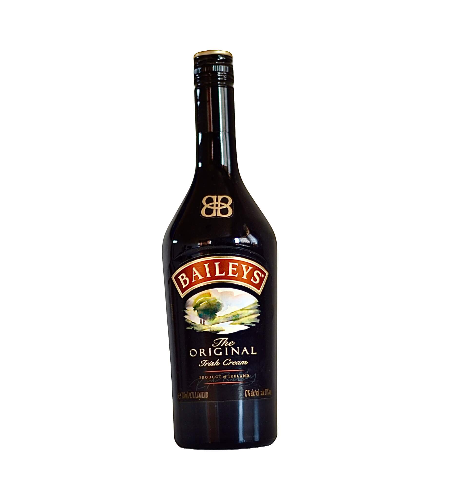 a bottle of Baileys Original Irish Cream
