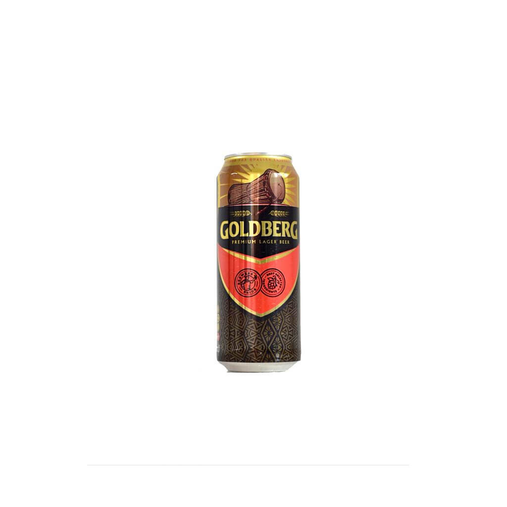 a can of goldberg beer